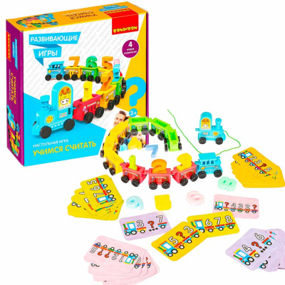 Настольная игра Учимся считать Bondibon ВВ4779 1